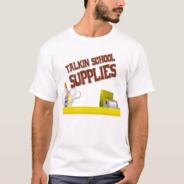 Camiseta de las fuentes de escuela de Talkin (Anverso)
