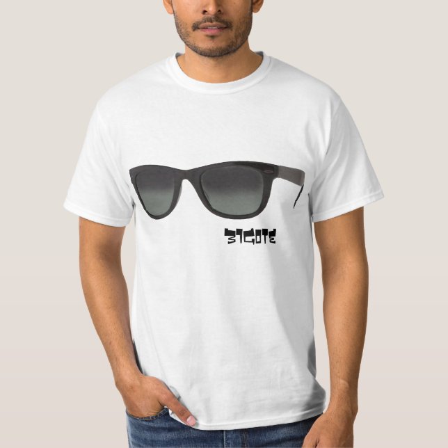 Camiseta de las gafas de sol de BIGote (Anverso)