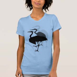 Camiseta de las grandes damas de la garza azul