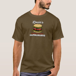 Camiseta de las hamburguesas de la piedra pómez