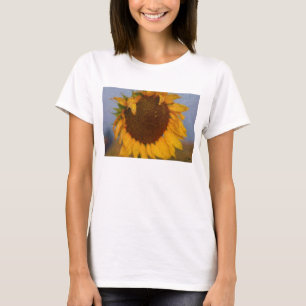 CAMISETA DE LAS IMPRESIONES DEL GIRASOL