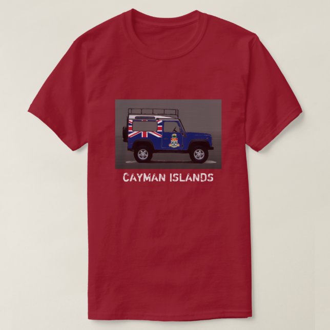 Camiseta de las ISLAS CAIMÁN (Diseño del anverso)