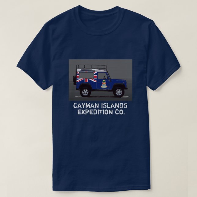 Camiseta de las ISLAS CAIMÁN (Diseño del anverso)