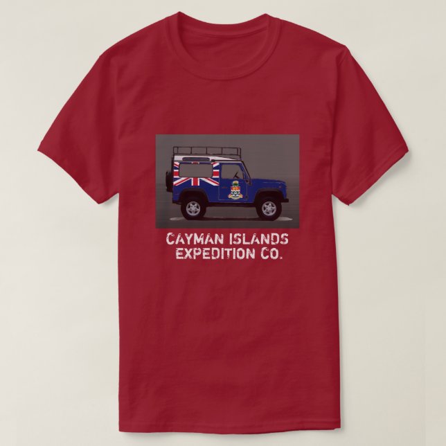 Camiseta de las ISLAS CAIMÁN (Diseño del anverso)