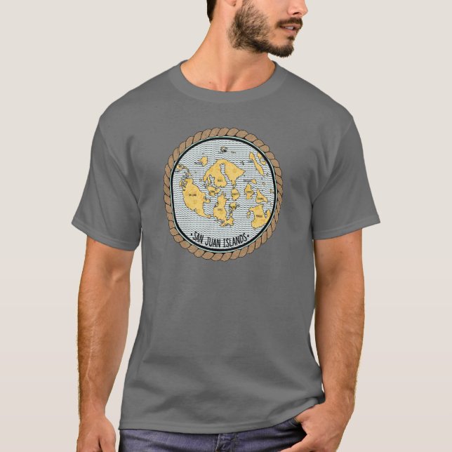 Camiseta de las islas de San Juan (Anverso)