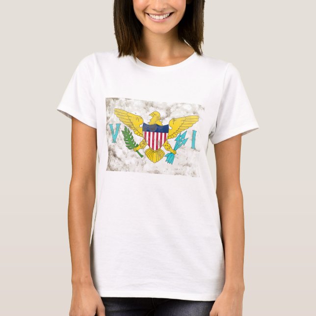 Camiseta de las Islas Vírgenes de los Estados Unid (Anverso)