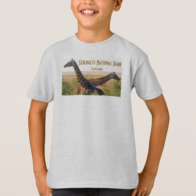 Camiseta de las jirafas del niño (Anverso)