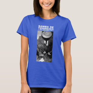 Camiseta de las letras blancas de las mujeres