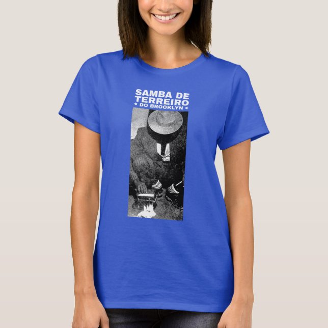 Camiseta de las letras blancas de las mujeres (Anverso)