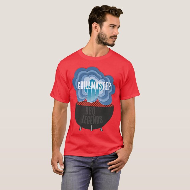 Camiseta de las leyendas Grillmaster BBQ (Anverso completo)