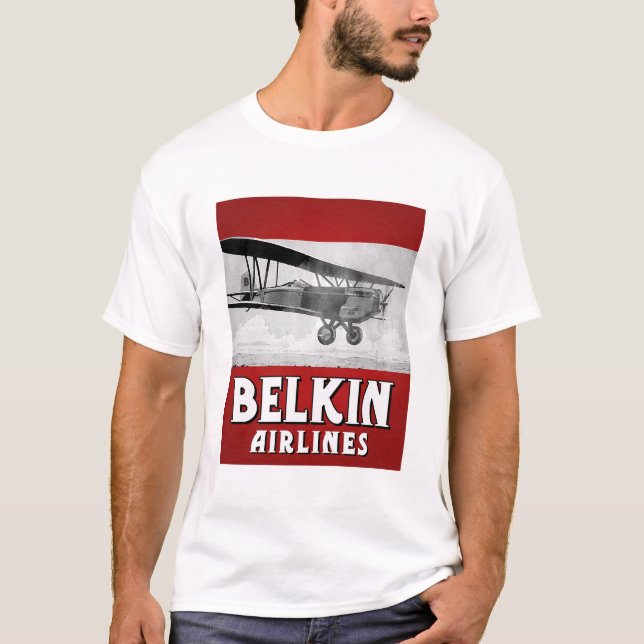 Camiseta de las líneas aéreas de Belkin (Anverso)