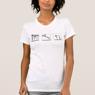 camiseta de las "líneas, de las vides, y de las