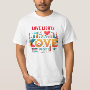Camiseta de las luces de amor