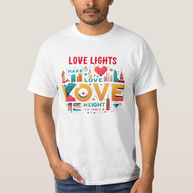 Camiseta de las luces de amor (Anverso)