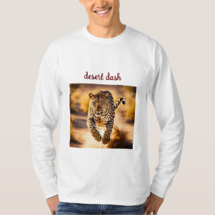 Camiseta de las mangas llenas de los hombres del D