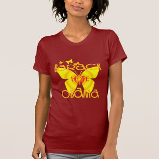 Camiseta de las mariposas que apoya Barack Oama