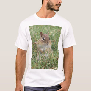 Camiseta de las mejillas del Chipmunk