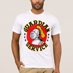 Camiseta de las mercancías del servicio del guard