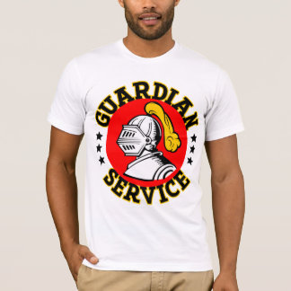 Camiseta de las mercancías del servicio del guarda