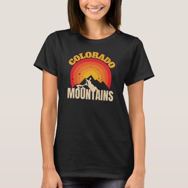 Camiseta de las montañas de Colorado (Anverso)