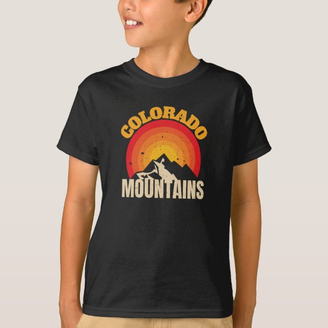 Camiseta de las montañas de Colorado (Anverso)