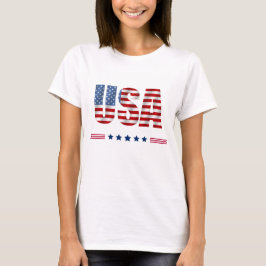 Camiseta de las mujeres de EE.UU.