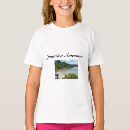 Camiseta de las mujeres de Jamaica Beach/ Cita
