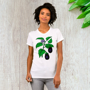 Camiseta De Las Mujeres De La Planta De Huevo