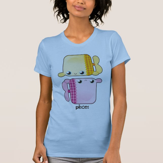 Camiseta de las mujeres de Piscis (Anverso)