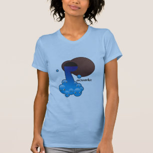 Camiseta de las mujeres del acuario