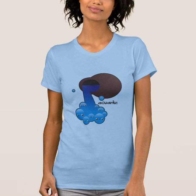 Camiseta de las mujeres del acuario (Anverso)