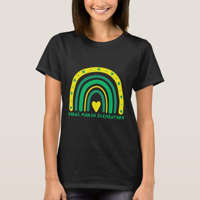Camiseta de las mujeres del arcoiris HME (Anverso)