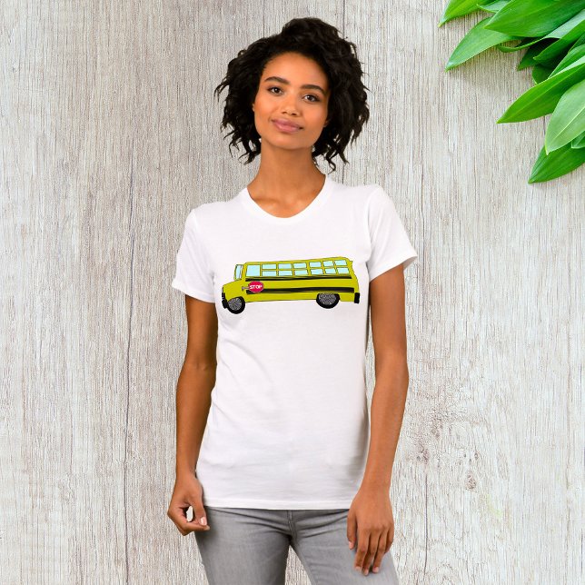 Camiseta de las mujeres del autobús verde (Subido por el creador)
