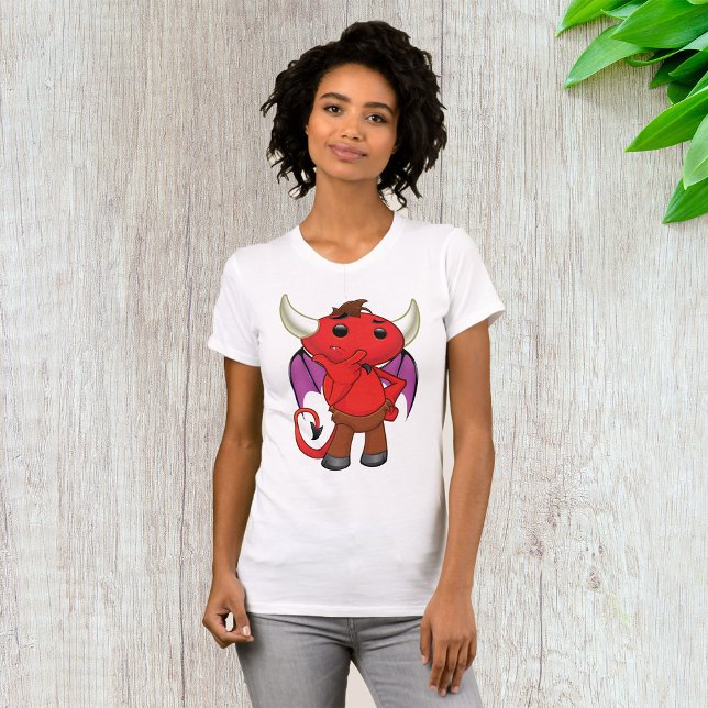 Camiseta de las mujeres del murciélago del diablo  (Subido por el creador)