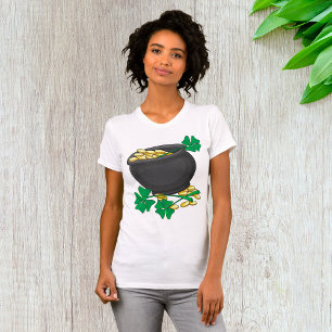 Camiseta de las mujeres del oro