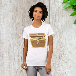 Camiseta de las mujeres del tesoro antiguo de Ches