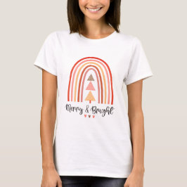 Camiseta de las mujeres merry y Navidades brillant