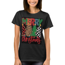 Camiseta de las mujeres navideñas