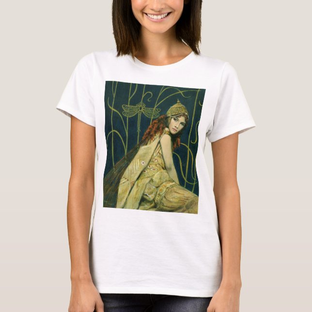 Camiseta de las mujeres ninfas vintage (Anverso)