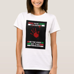 Camiseta de las mujeres palestinas libres Salvar