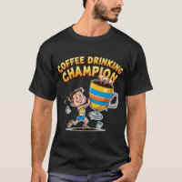 Camiseta de las Olimpiadas de Bebida de Café - Caf