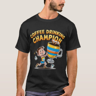 Camiseta de las Olimpiadas de Bebida de Café - Caf