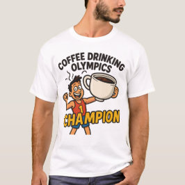 Camiseta de las Olimpiadas de Bebida de Café - Caf