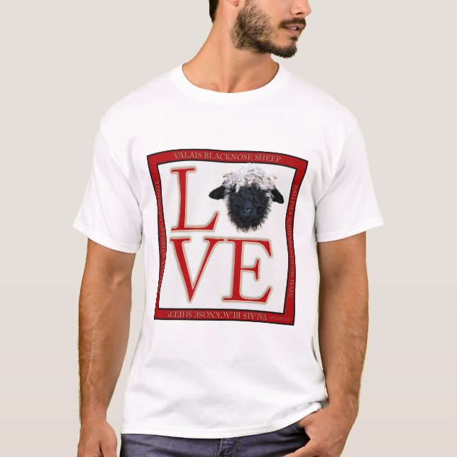 Camiseta de las ovejas de Valais Blacknose del (Anverso)