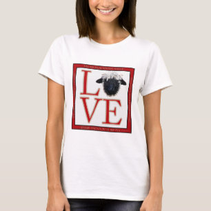 Camiseta de las ovejas de Valais Blacknose del
