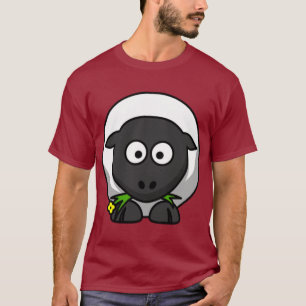 Camiseta de las ovejas del dibujo animado