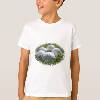 Camiseta de las pelotas de golf