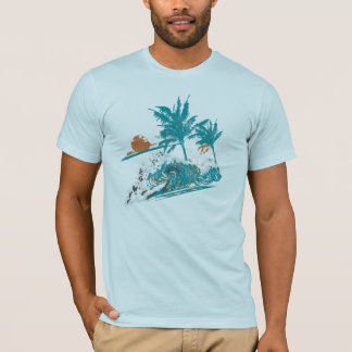 Camiseta de las personas que practica surf