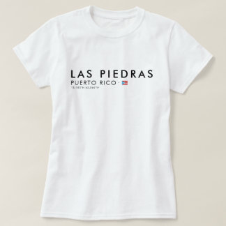 Camiseta de Las Piedras Puerto Rico | Coordenadas 