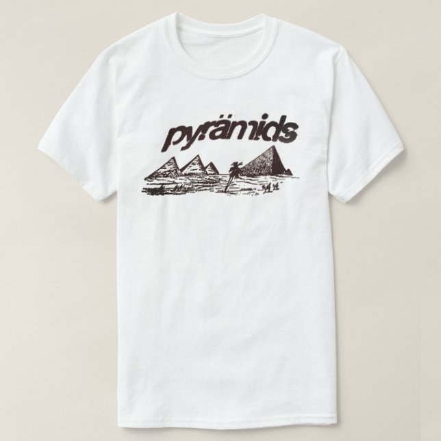 Camiseta de las pirámides (Diseño del anverso)